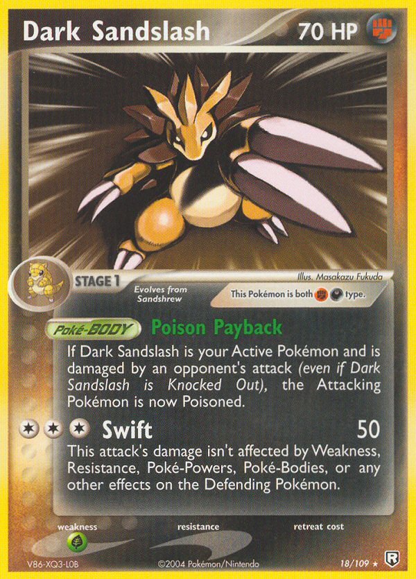 Dark Sandslash (18/109) [EX: Team Rocket Returns] - Dark Crystal Cards