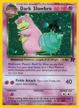 Dark Slowbro (12/82) [Team Rocket Unlimited] - Dark Crystal Cards