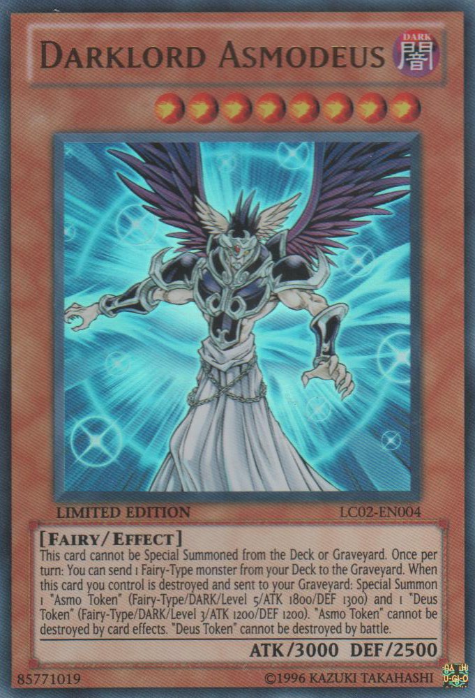 Darklord Asmodeus [LC02 - EN004] Ultra Rare - Dark Crystal Cards