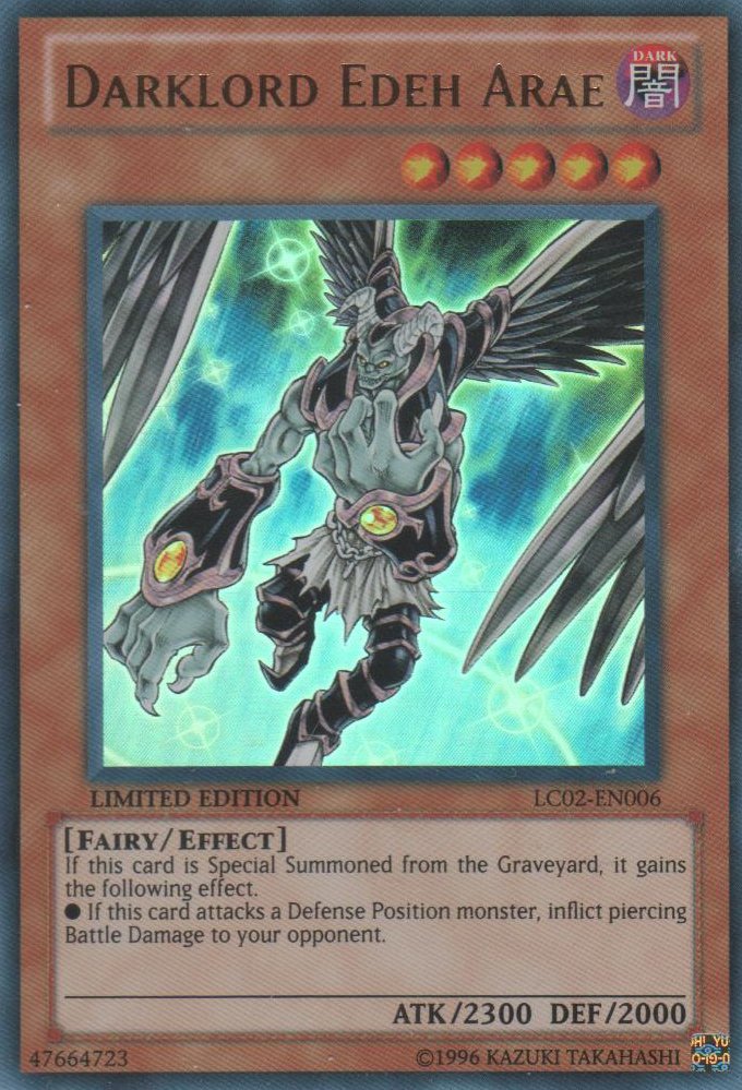 Darklord Edeh Arae [LC02 - EN006] Ultra Rare - Dark Crystal Cards