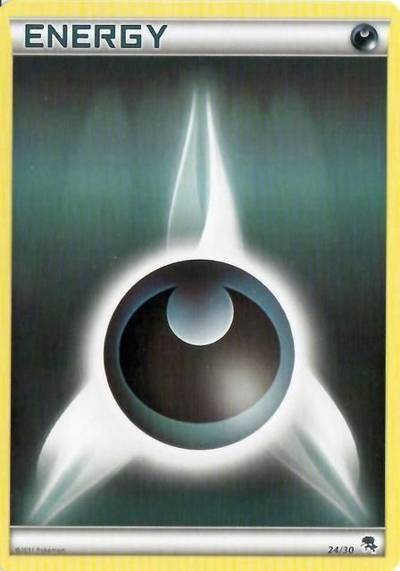 Darkness Energy (24/30) [Black & White: Trainer Kit - Zoroark] - Dark Crystal Cards