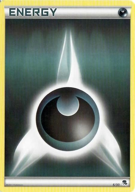 Darkness Energy (6/30) [Black & White: Trainer Kit - Zoroark] - Dark Crystal Cards