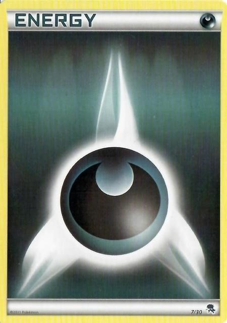 Darkness Energy (7/30) [Black & White: Trainer Kit - Zoroark] - Dark Crystal Cards