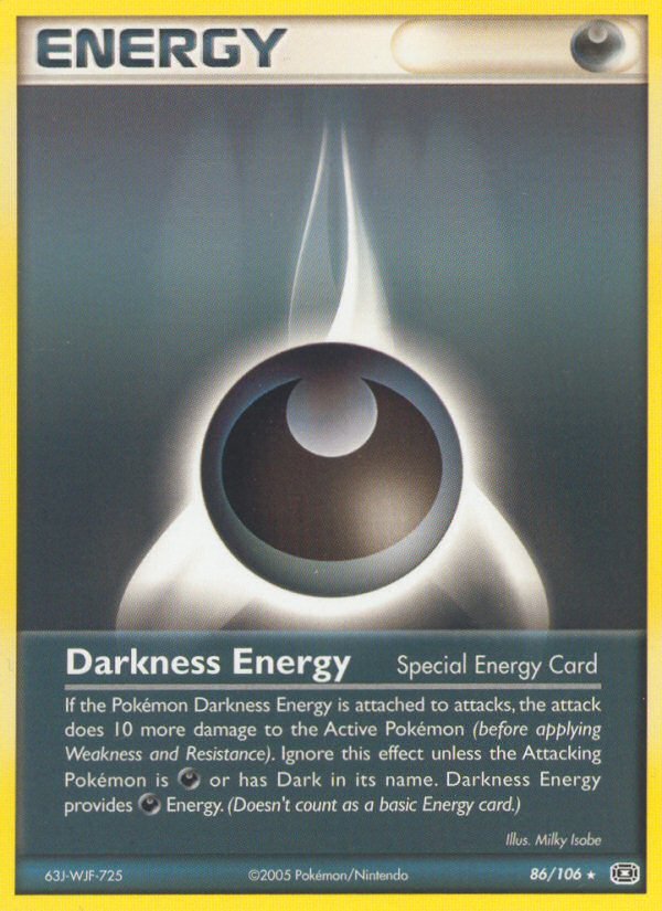 Darkness Energy (86/106) [EX: Emerald] - Dark Crystal Cards
