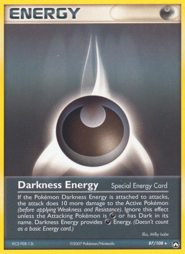 Darkness Energy (87/108) [EX: Power Keepers] - Dark Crystal Cards