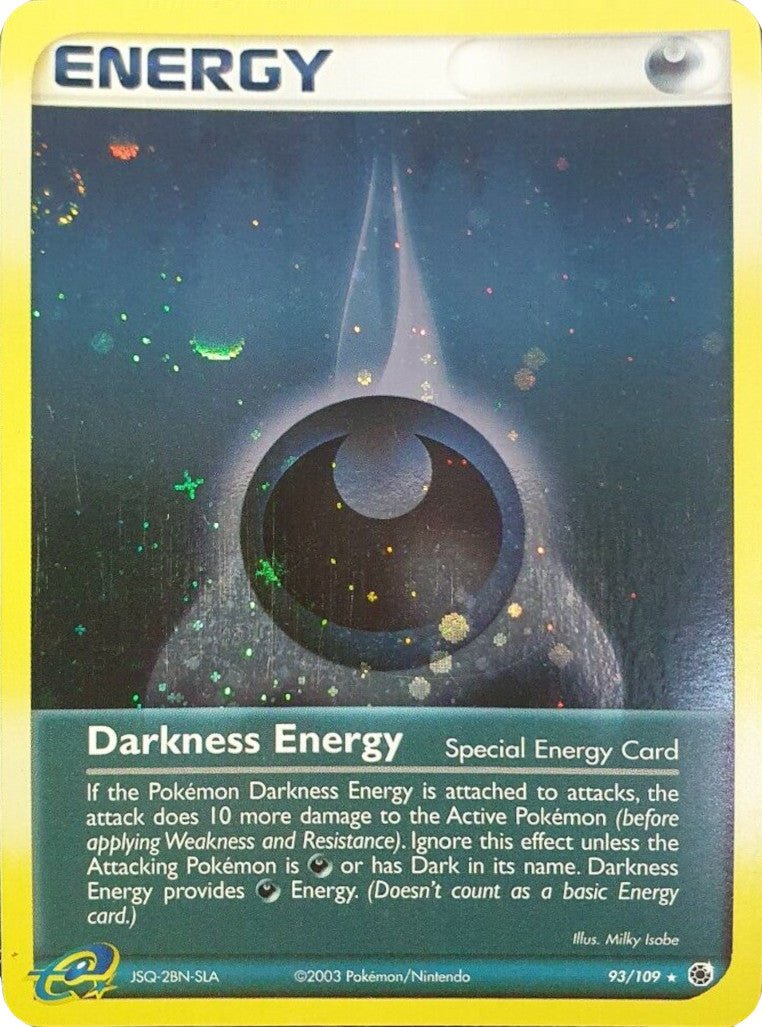 Darkness Energy (93/109) (Cosmos Holo) [EX: Ruby & Sapphire] - Dark Crystal Cards