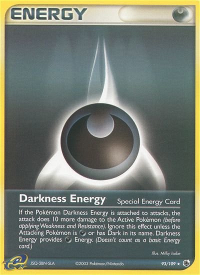 Darkness Energy (93/109) [EX: Ruby & Sapphire] - Dark Crystal Cards