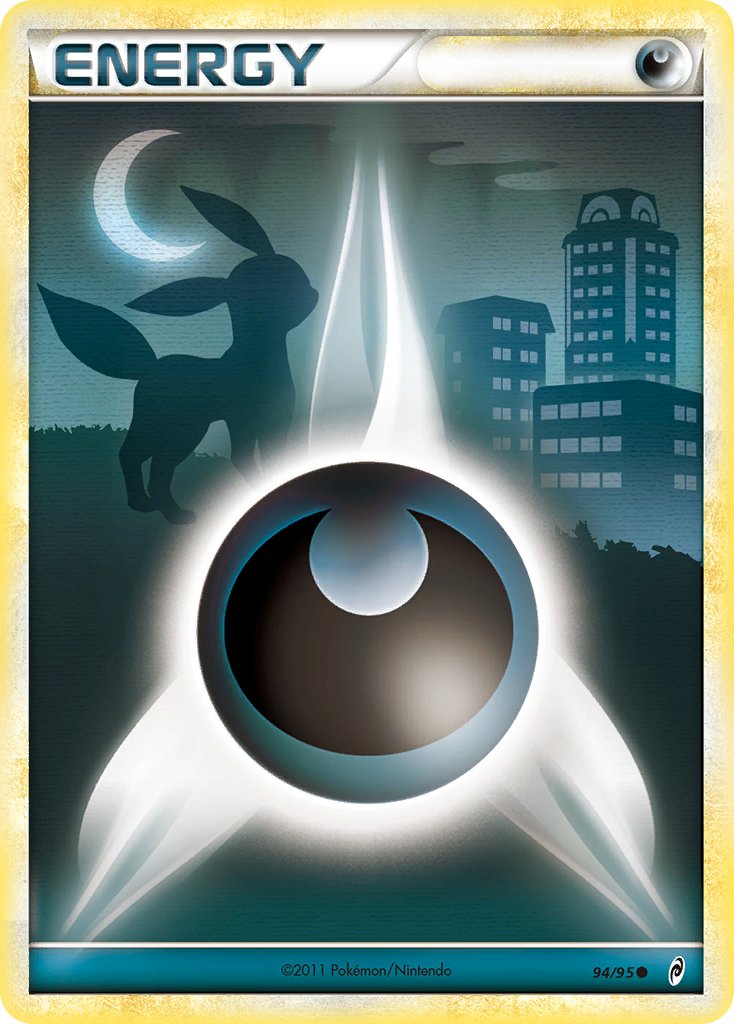 Darkness Energy (94/95) [HeartGold & SoulSilver: Call of Legends] - Dark Crystal Cards