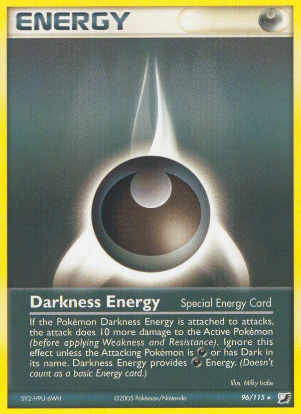 Darkness Energy (96/115) [EX: Unseen Forces] - Dark Crystal Cards
