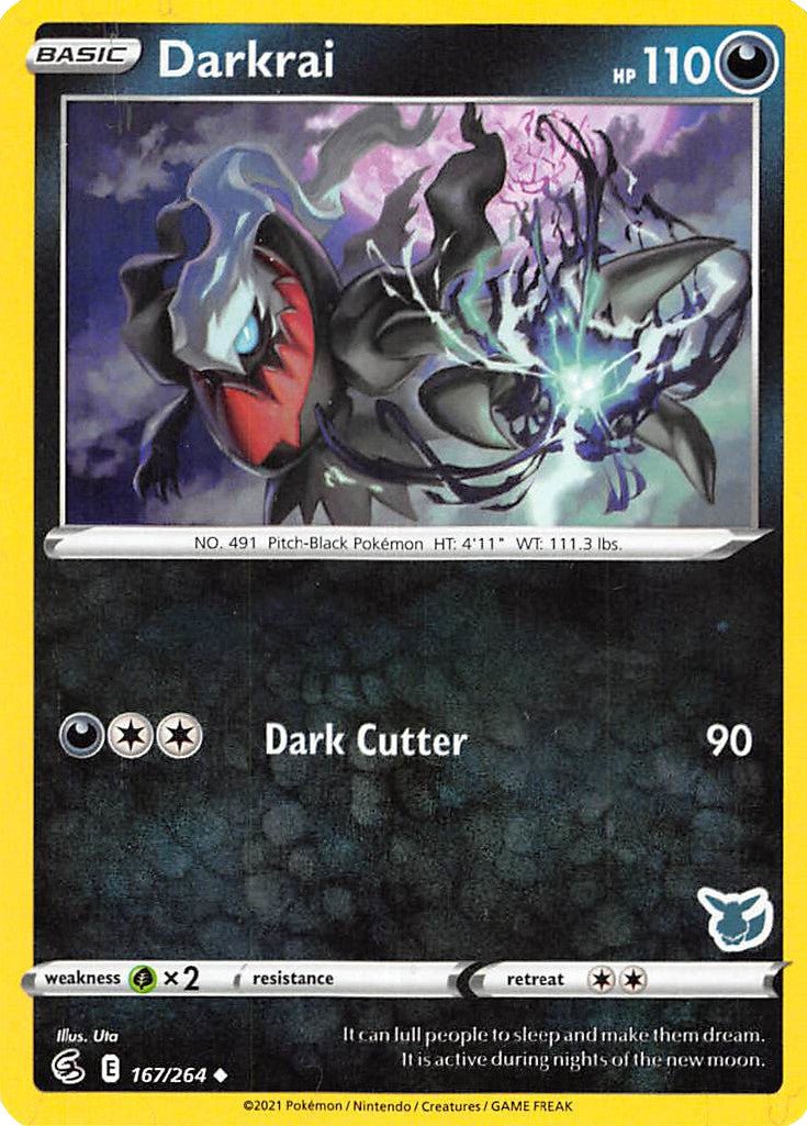 Darkrai (167/264) (Eevee Deck) [Battle Academy 2022] - Dark Crystal Cards