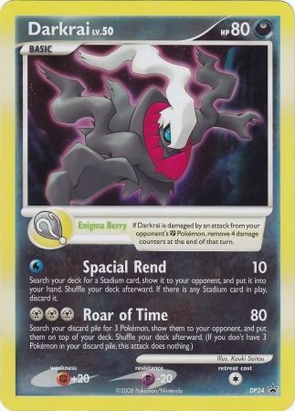 Darkrai (DP24) (Jumbo Card) [Diamond & Pearl: Black Star Promos] - Dark Crystal Cards