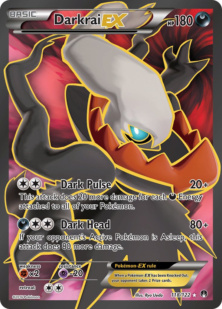 Darkrai EX (118/122) [XY: BREAKpoint] - Dark Crystal Cards