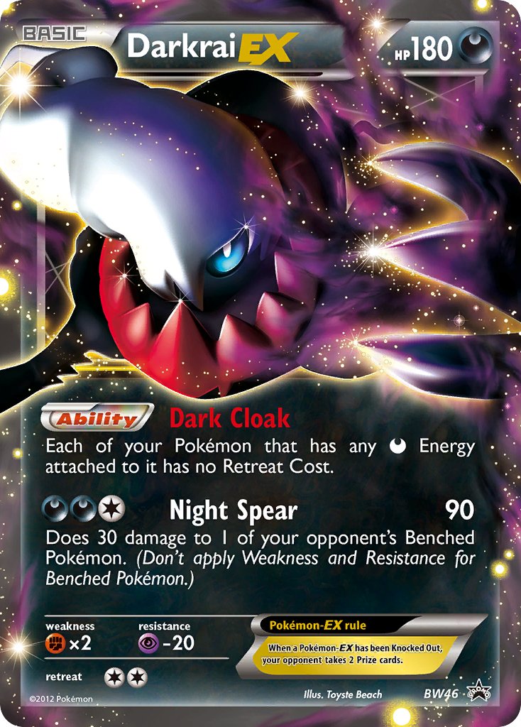 Darkrai EX (BW46) [Black & White: Black Star Promos] - Dark Crystal Cards