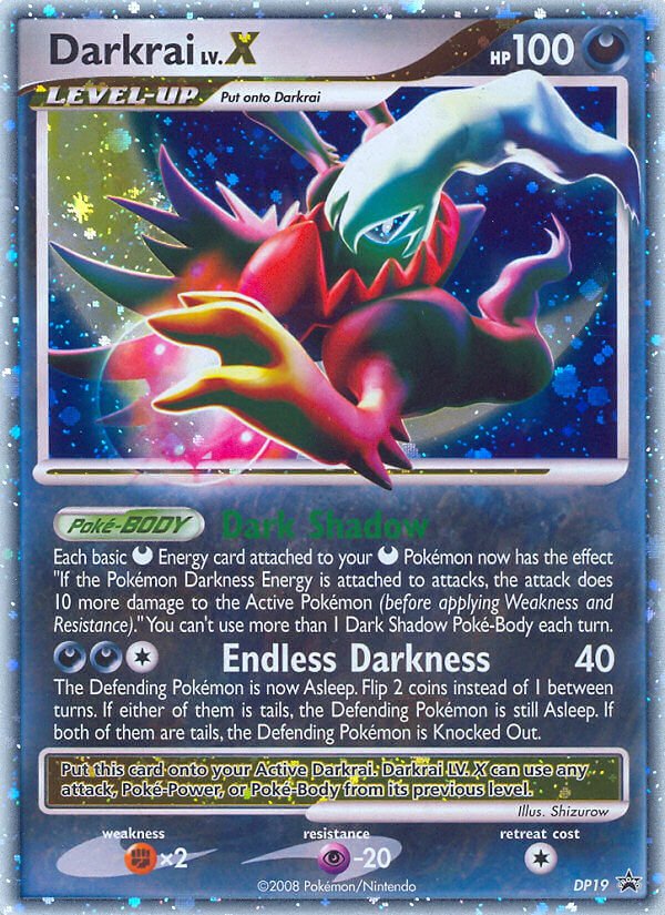 Darkrai LV.X (DP19) [Diamond & Pearl: Black Star Promos] - Dark Crystal Cards