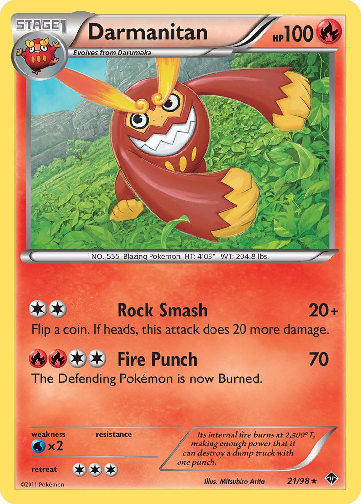 Darmanitan (21/98) [Black & White: Emerging Powers] - Dark Crystal Cards