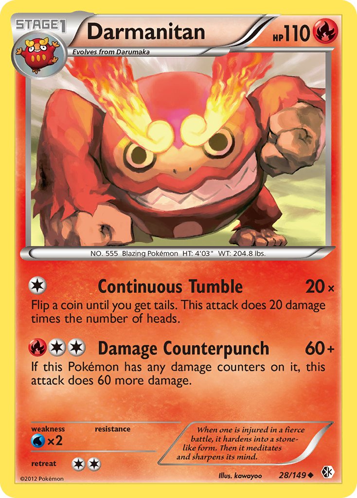 Darmanitan (28/149) [Black & White: Boundaries Crossed] - Dark Crystal Cards