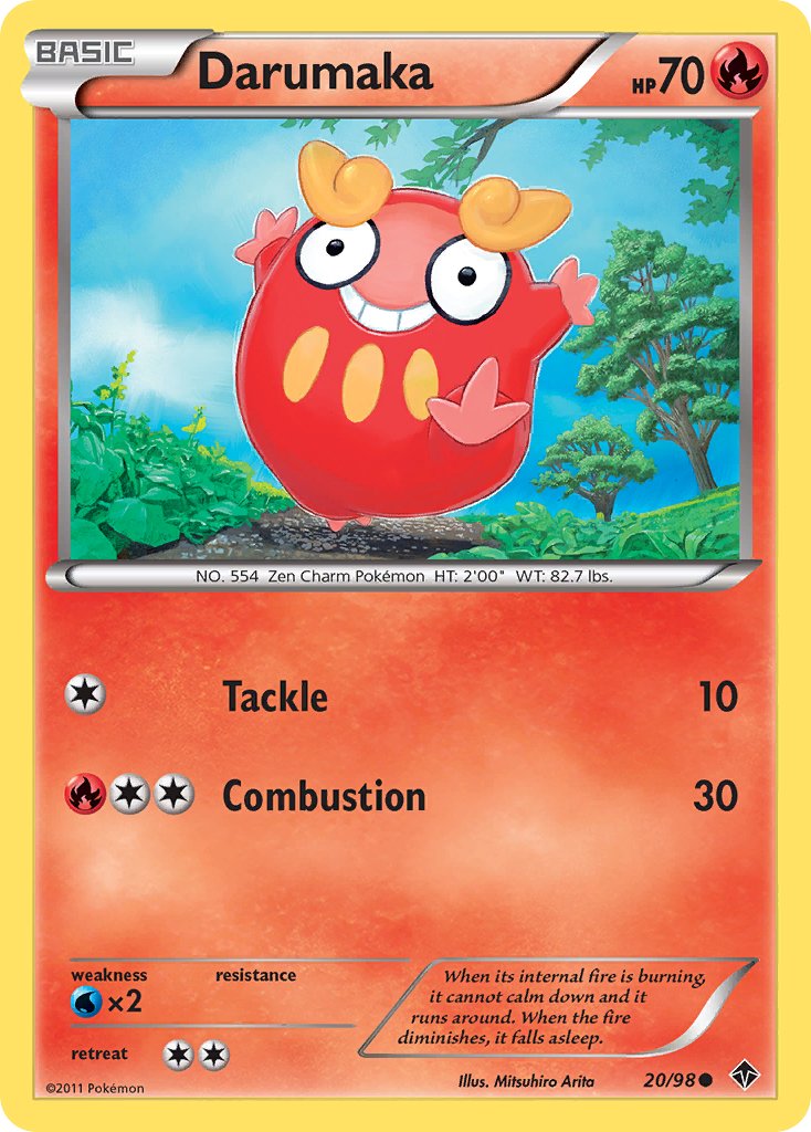 Darumaka (20/98) [Black & White: Emerging Powers] - Dark Crystal Cards