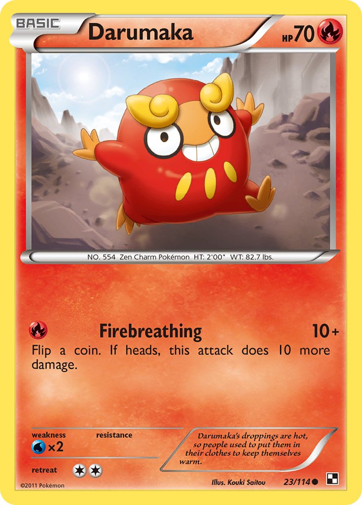 Darumaka (23/114) [Black & White: Base Set] - Dark Crystal Cards