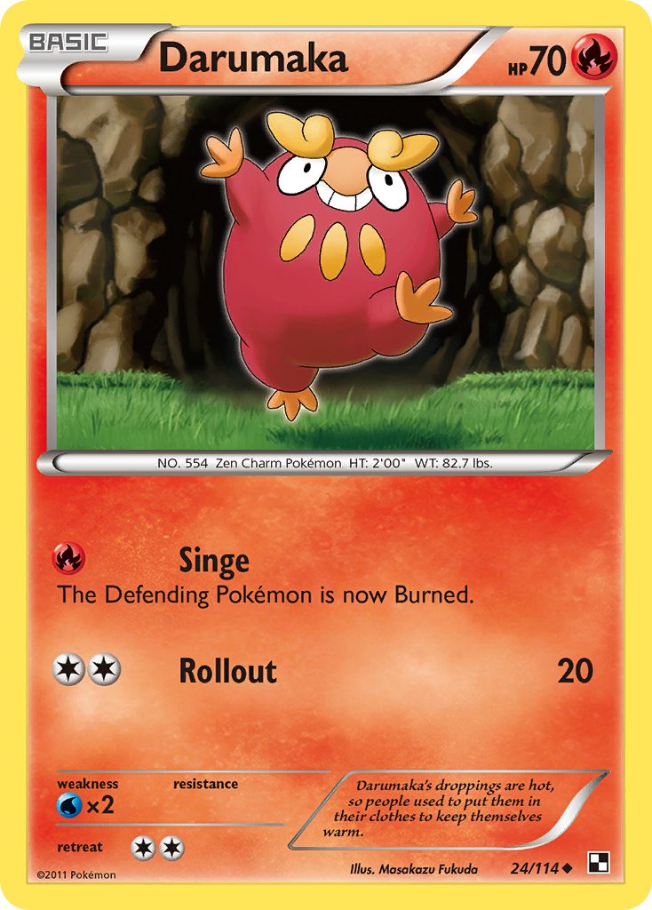 Darumaka (24/114) [Black & White: Base Set] - Dark Crystal Cards