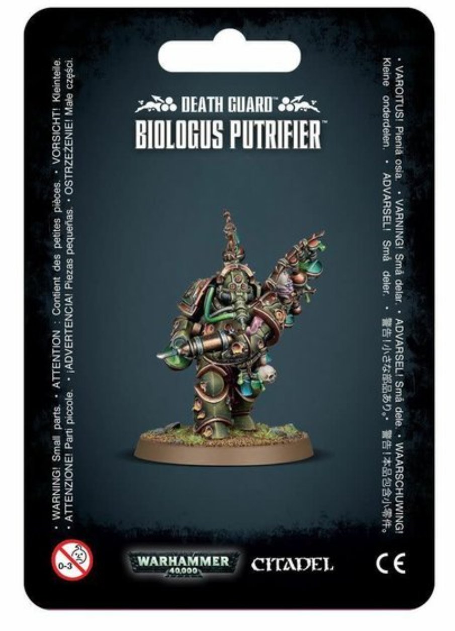 Death Guard Biologus Putrifier - Dark Crystal Cards