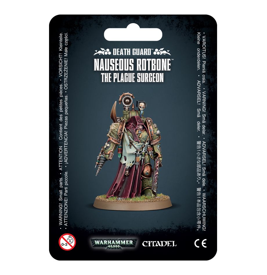 Death Guard Nauseous Rotbone The Plague Surgeon - Dark Crystal Cards