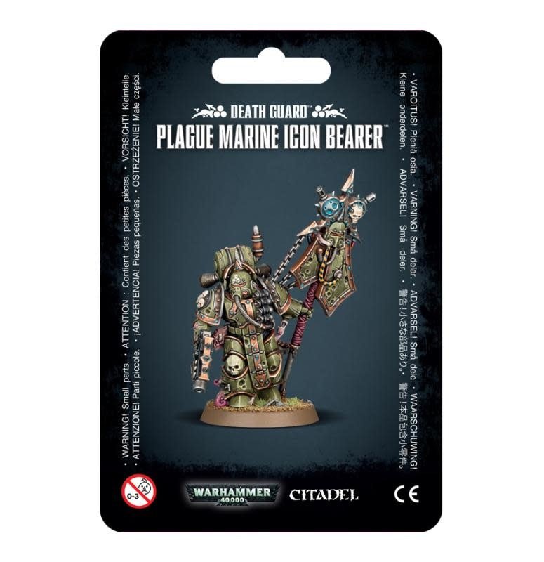 Death Guard Plague Marine Icon Bearer - Dark Crystal Cards