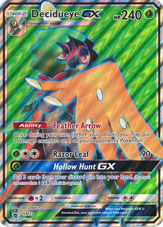 Decidueye GX (SM37) (Jumbo Card) [Sun & Moon: Black Star Promos] - Dark Crystal Cards