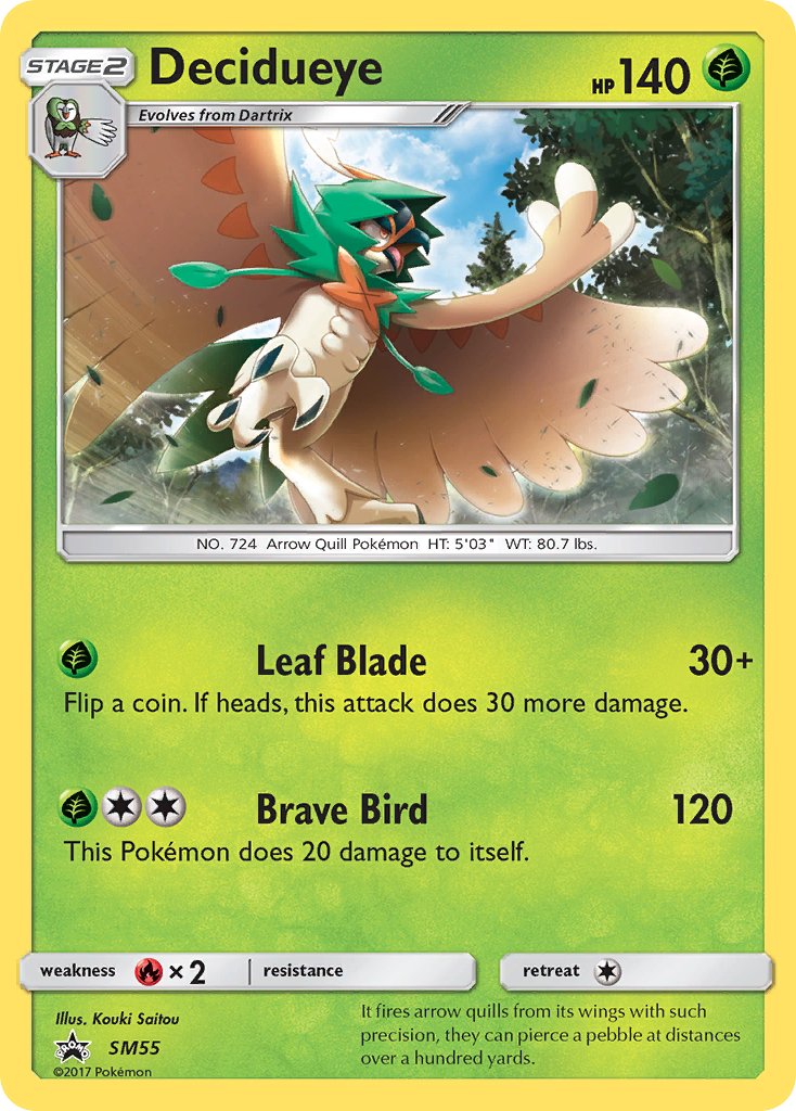 Decidueye (SM55) [Sun & Moon: Black Star Promos] - Dark Crystal Cards