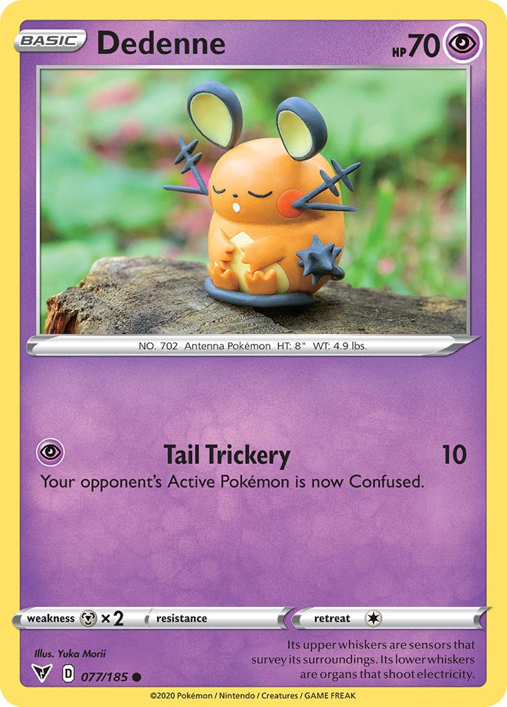Dedenne (077/185) [Sword & Shield: Vivid Voltage] - Dark Crystal Cards