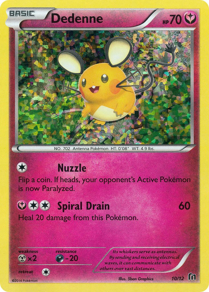 Dedenne (10/12) [McDonald's Promos: 2016 Collection] - Dark Crystal Cards