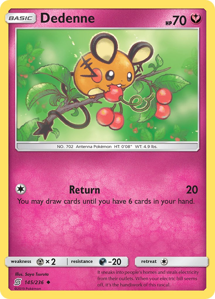 Dedenne (145/236) [Sun & Moon: Unified Minds] - Dark Crystal Cards