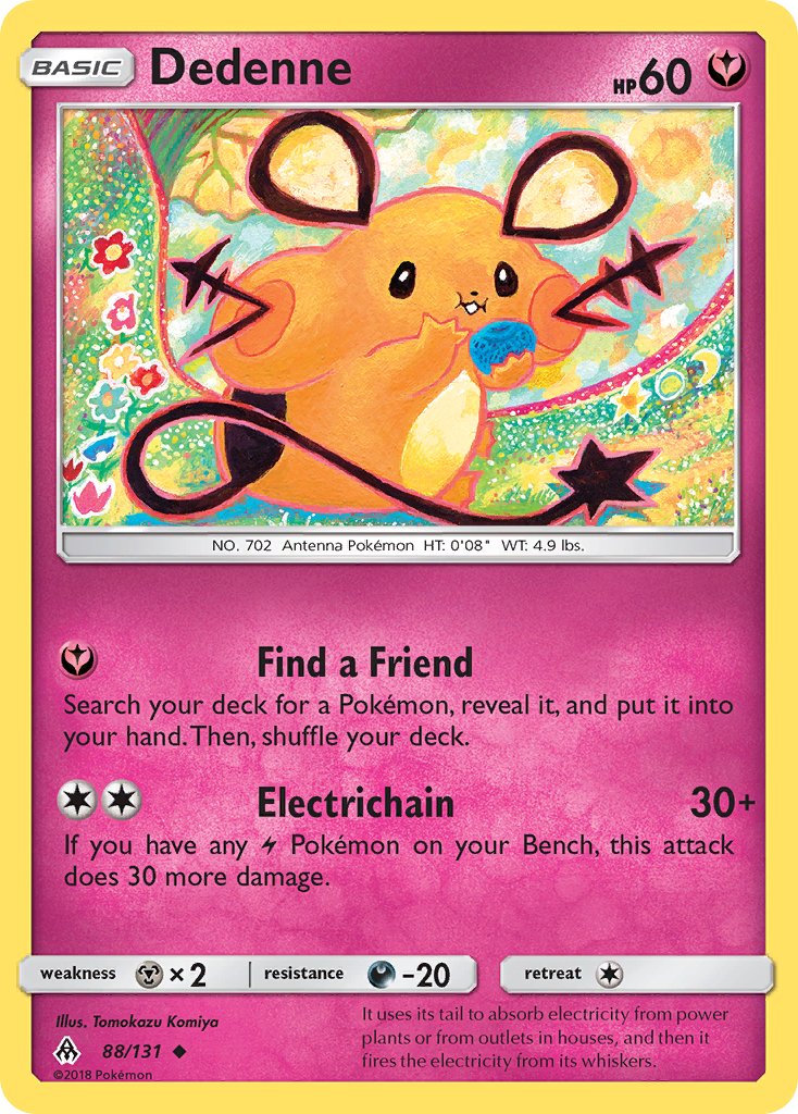 Dedenne (88/131) [Sun & Moon: Forbidden Light] - Dark Crystal Cards
