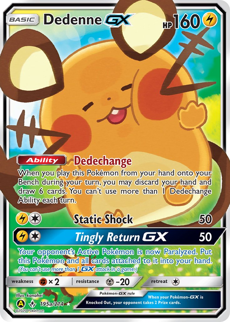 Dedenne GX (195a/214) [Alternate Art Promos] - Dark Crystal Cards