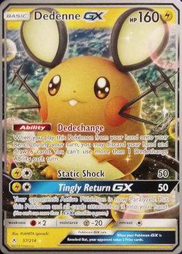 Dedenne GX (57/214) (Perfection - Henry Brand) [World Championships 2019] - Dark Crystal Cards