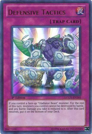 Defensive Tactics [LCGX - EN265] Ultra Rare - Dark Crystal Cards