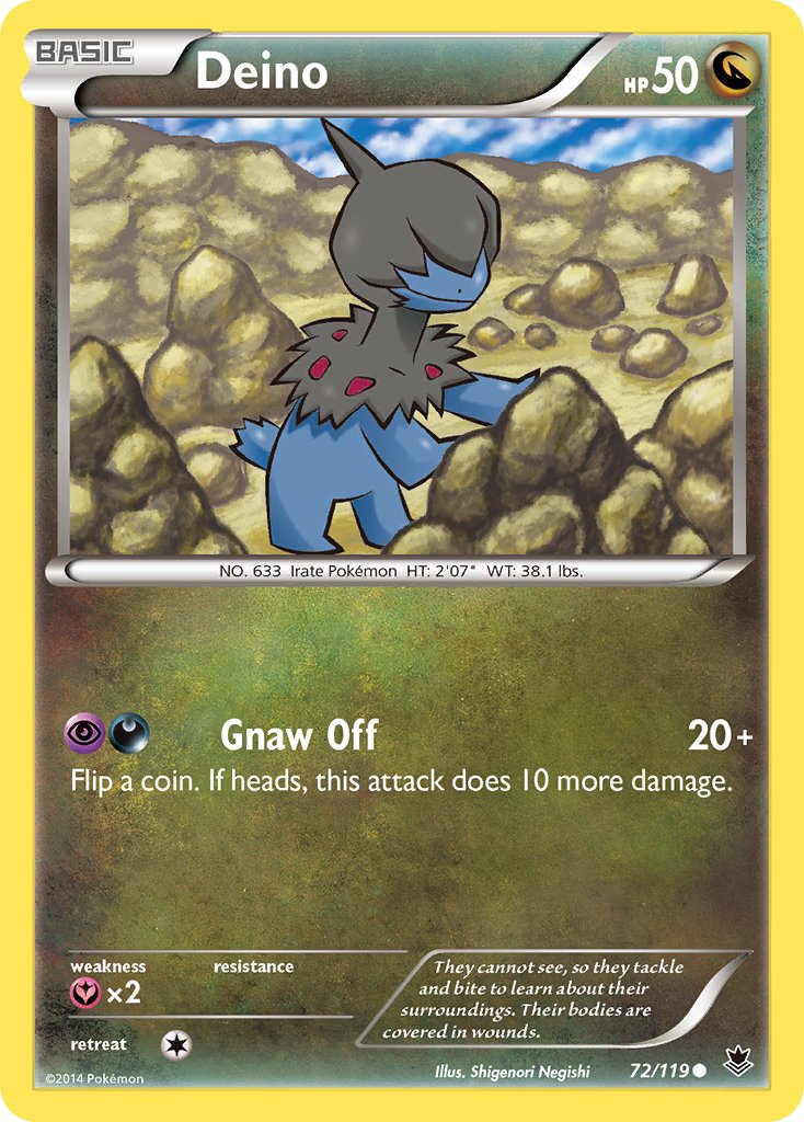 Deino (72/119) [XY: Phantom Forces] - Dark Crystal Cards