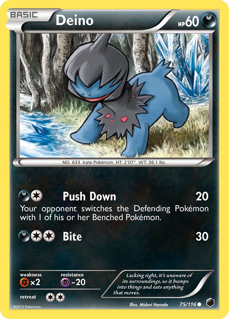 Deino (75/116) [Black & White: Plasma Freeze] - Dark Crystal Cards