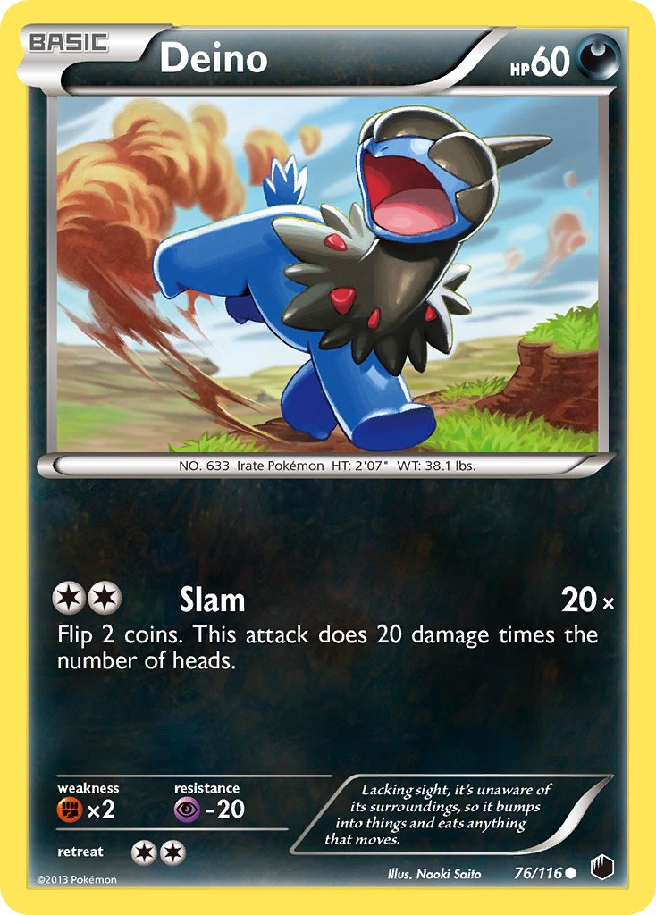 Deino (76/116) [Black & White: Plasma Freeze] - Dark Crystal Cards