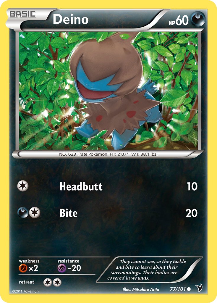 Deino (77/101) [Black & White: Noble Victories] - Dark Crystal Cards