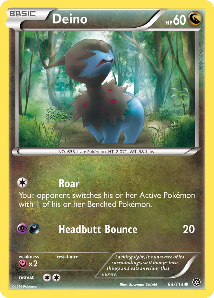Deino (84/114) [XY: Steam Siege] - Dark Crystal Cards