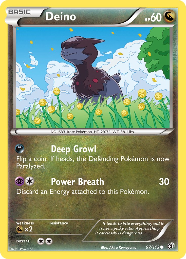 Deino (97/113) [Black & White: Legendary Treasures] - Dark Crystal Cards