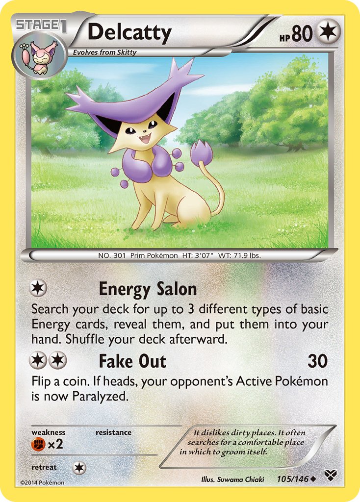 Delcatty (105/146) [XY: Base Set] - Dark Crystal Cards