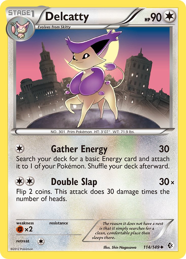 Delcatty (114/149) [Black & White: Boundaries Crossed] - Dark Crystal Cards