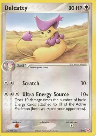 Delcatty (3/10) [EX: Trainer Kit - Latias] - Dark Crystal Cards
