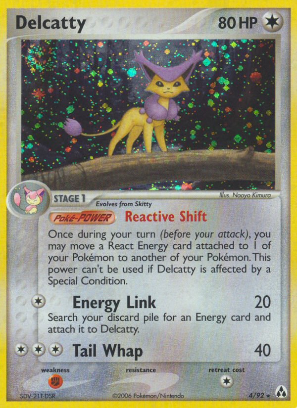 Delcatty (4/92) [EX: Legend Maker] - Dark Crystal Cards