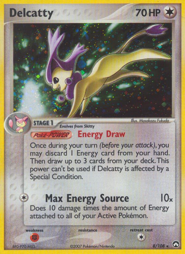 Delcatty (8/108) (Theme Deck Exclusive) [EX: Power Keepers] - Dark Crystal Cards