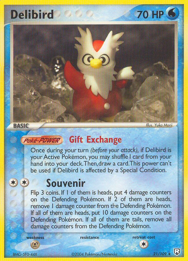 Delibird (21/109) [EX: Team Rocket Returns] - Dark Crystal Cards