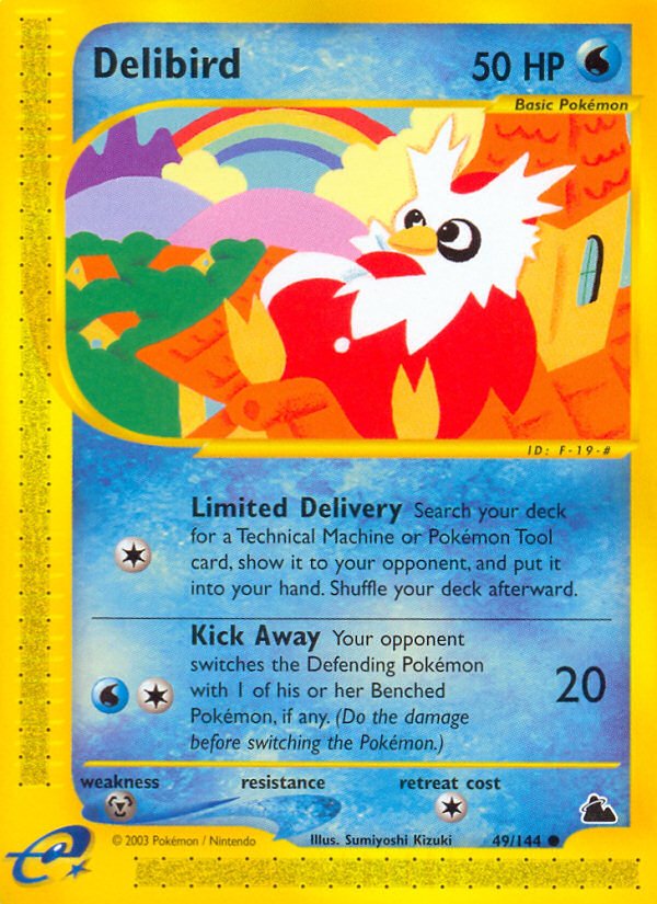 Delibird (49/144) [Skyridge] - Dark Crystal Cards