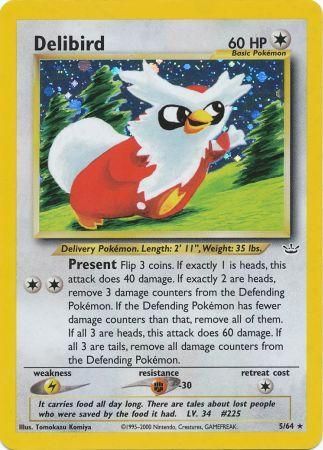 Delibird (5/64) [Neo Revelation Unlimited] - Dark Crystal Cards