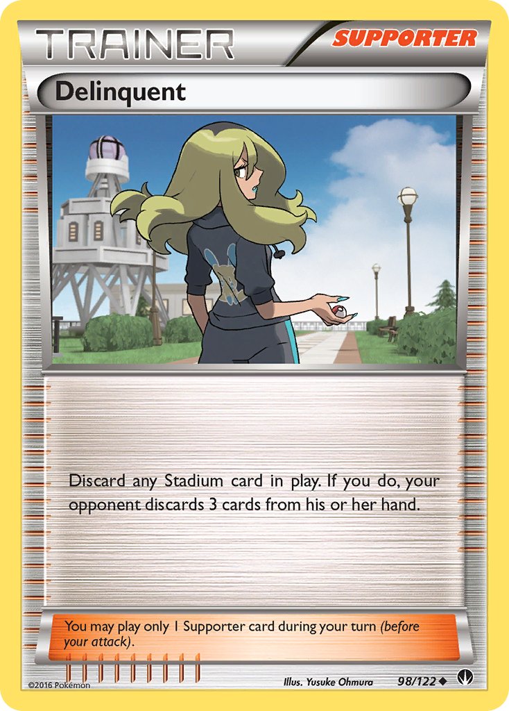 Delinquent (98/122) [XY: BREAKpoint] - Dark Crystal Cards
